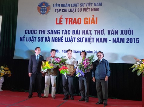 Trao giải cho các tác phẩm viết về luật sư và nghề luật sư Việt Nam
